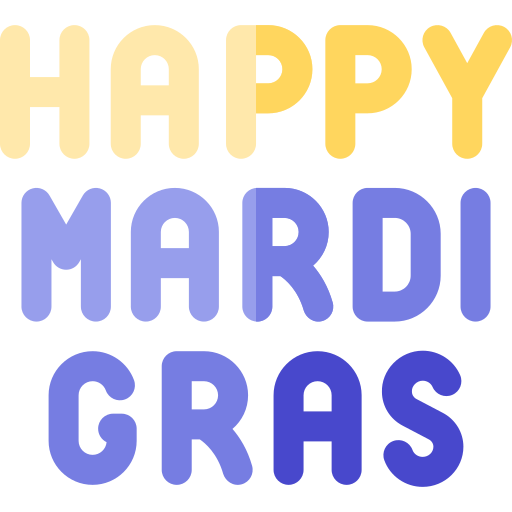 Mardi gras Basic Rounded Flat icon