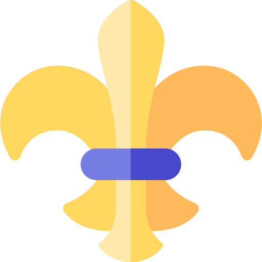 Lis flower Basic Rounded Flat icon