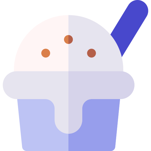 ijsje Basic Rounded Flat icoon