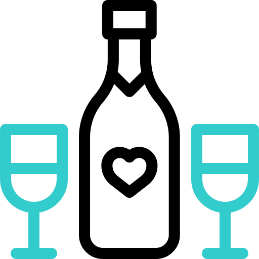 шампанское Basic Accent Outline иконка