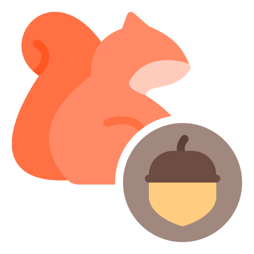 Squirrel Generic color fill icon