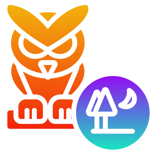Owl Generic gradient fill icon