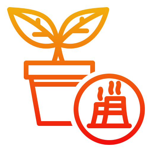 Pot plant Generic gradient outline icon