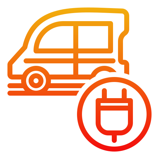 電気自動車 Generic gradient outline icon