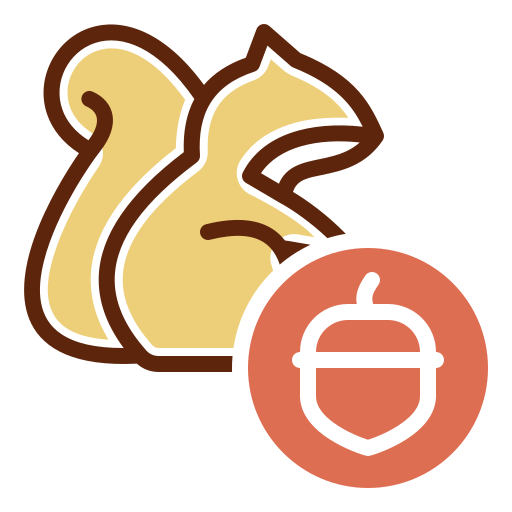 Squirrel Generic color fill icon