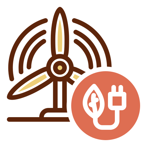 Wind mill Generic color fill icon