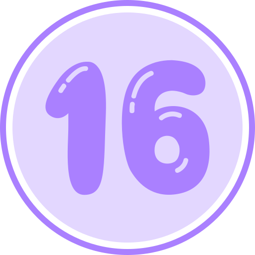 Sixteen Generic color fill icon