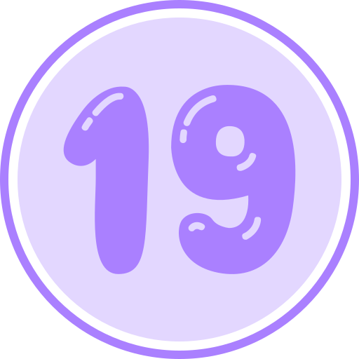 Nineteen Generic color fill icon