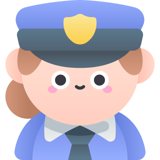 polizei Kawaii Star Gradient icon