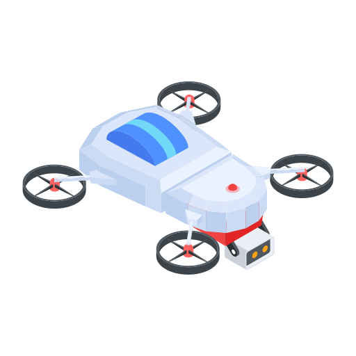 telecamera per droni Generic color fill icona