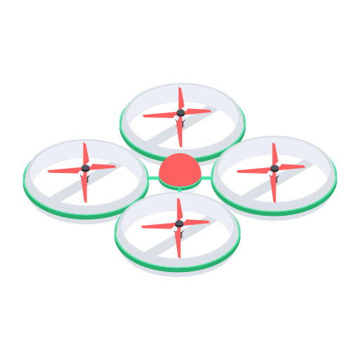quadrocopter Generic color fill icon