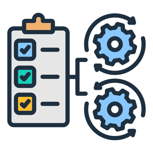 Automation testing Generic color lineal-color icon