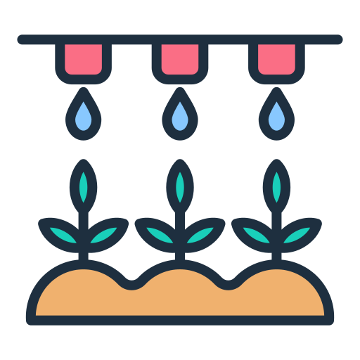 irrigación Generic color lineal-color icono