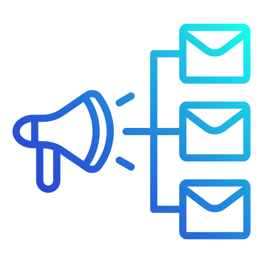 Email marketing Generic gradient outline icon