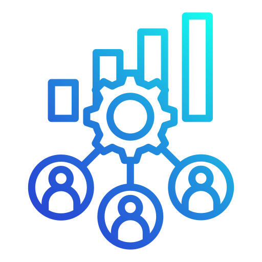 gestion de la relation client Generic gradient outline Icône