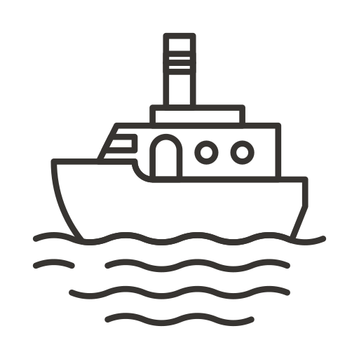 barco Generic outline Ícone