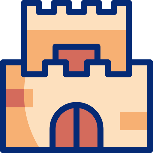 Castle Basic Accent Lineal Color icon