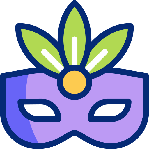 maska karnawałowa Basic Accent Lineal Color ikona