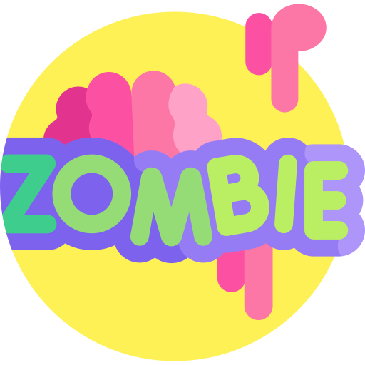 Zombie Detailed Flat Circular Flat icon