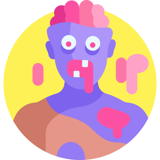 zombie Detailed Flat Circular Flat icoon