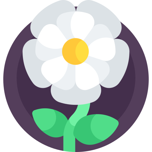 Flower Detailed Flat Circular Flat icon