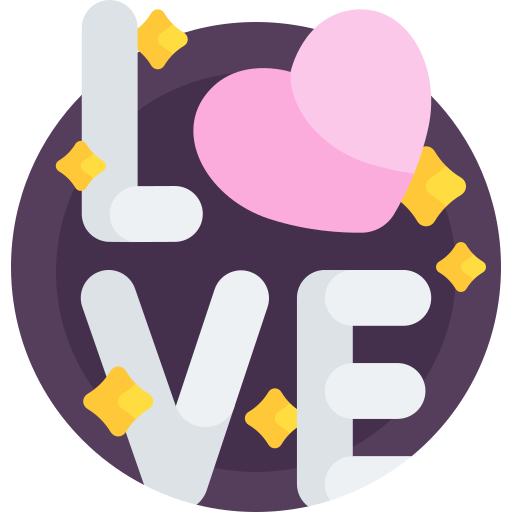 사랑 Detailed Flat Circular Flat icon