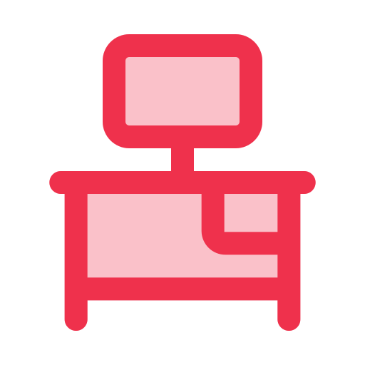 mesa de trabajo Generic color lineal-color icono