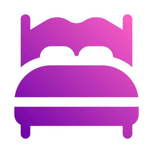Łóżko Generic gradient fill ikona