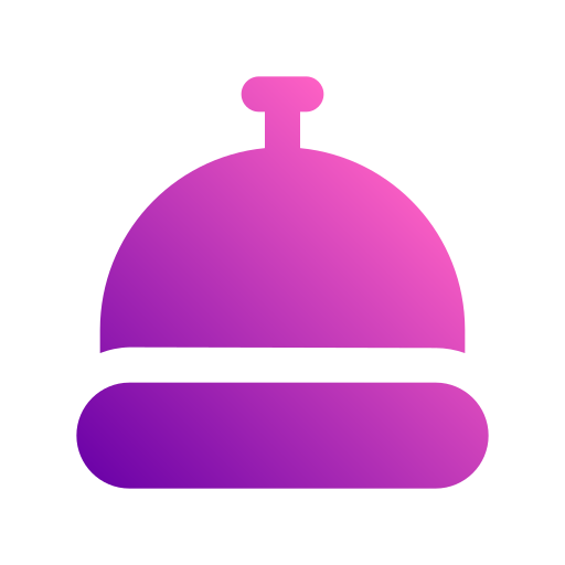 Hotel bell Generic gradient fill icon