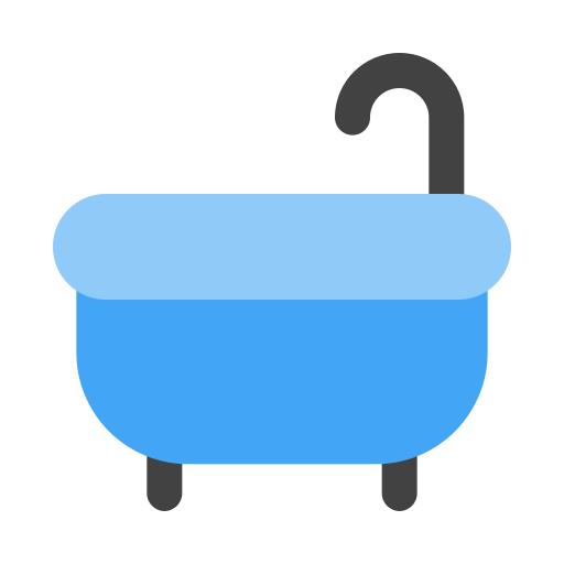 Bathtub Generic color fill icon