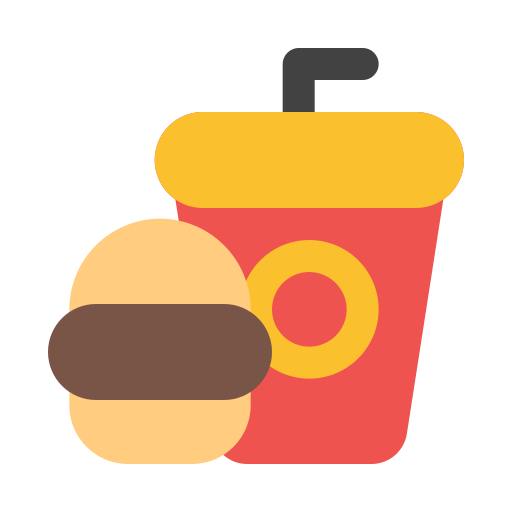 fast food Generic color fill ikona