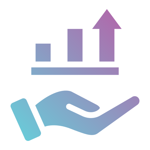 investering Generic gradient fill icoon