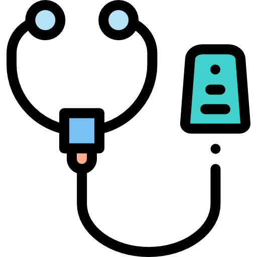 Допплеровский фетальный монитор Detailed Rounded Lineal color иконка