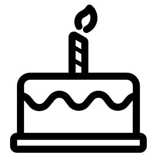 geburtstagskuchen Yuttapong Lineal icon