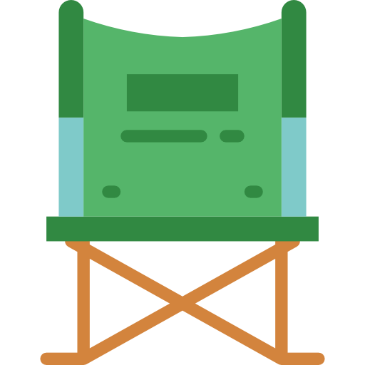 krzesło obozowe Smalllikeart Flat ikona