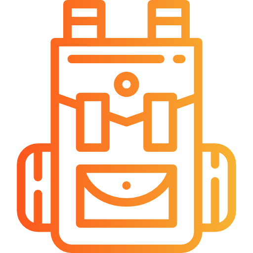 Backpack Smalllikeart Gradient icon