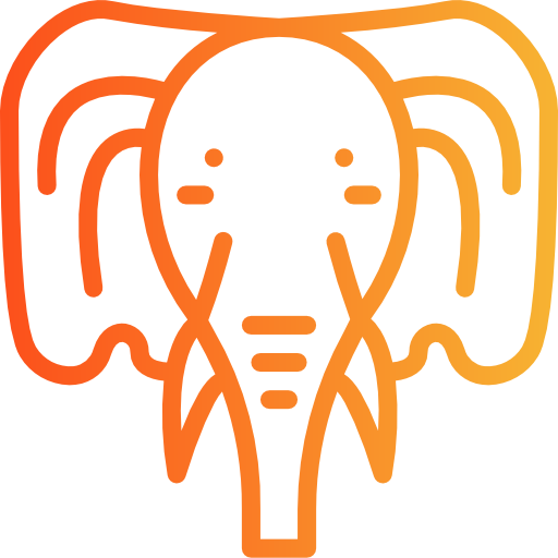 elefante Smalllikeart Gradient icona