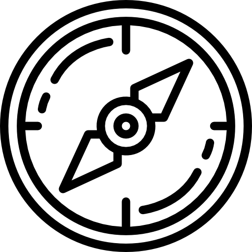 brújula Smalllikeart Lineal icono