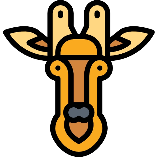 Giraffe Smalllikeart Lineal Color icon