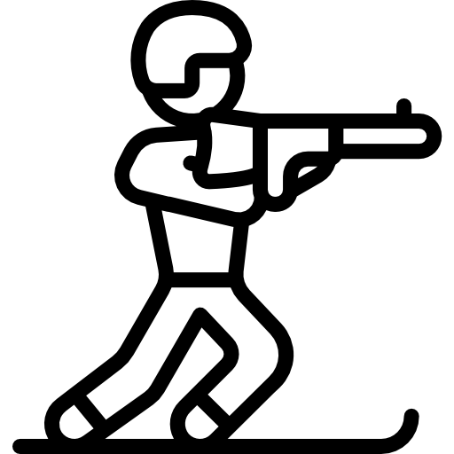 Biathlon Basic Miscellany Lineal icon