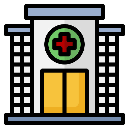 hospital Generic color lineal-color icono