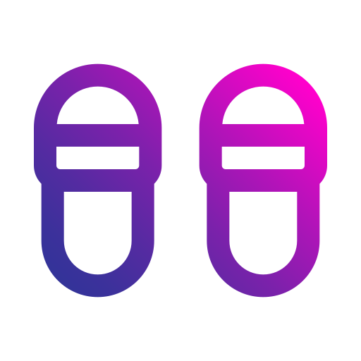 slippers Generic gradient outline icoon