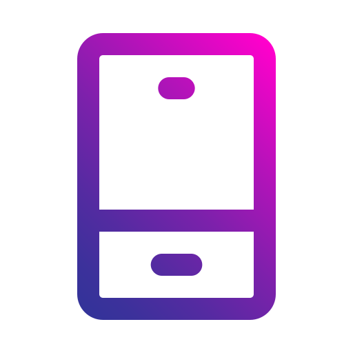 smartphone Generic gradient outline icon