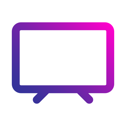 televisión Generic gradient outline icono