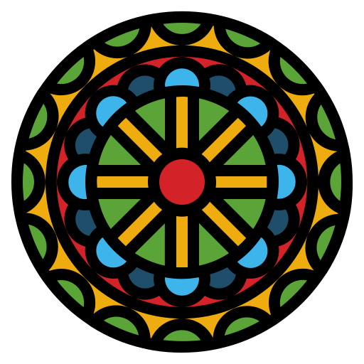 車輪 Generic color lineal-color icon