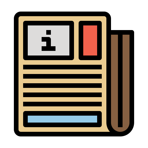 logboek Generic color lineal-color icoon