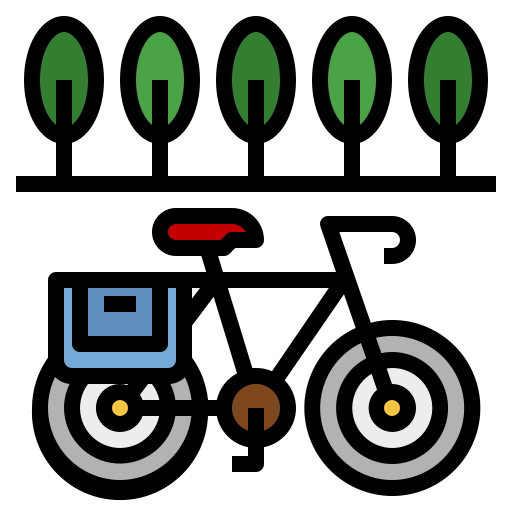 fahrrad Generic color lineal-color icon