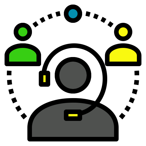 communicatie Generic color lineal-color icoon
