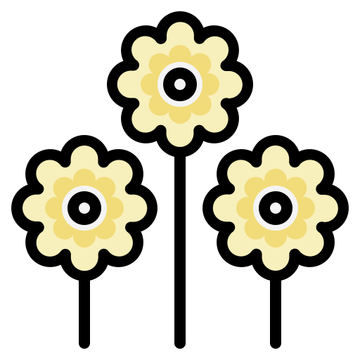꽃 Generic color lineal-color icon