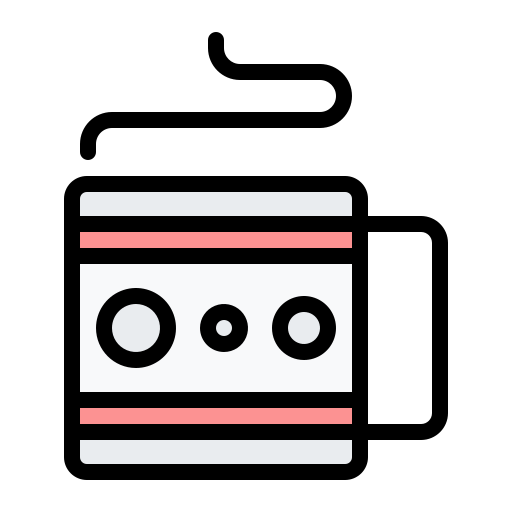 taza Generic color lineal-color icono